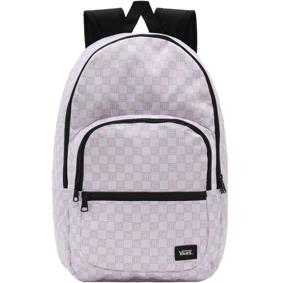 Pink checkered vans backpack online