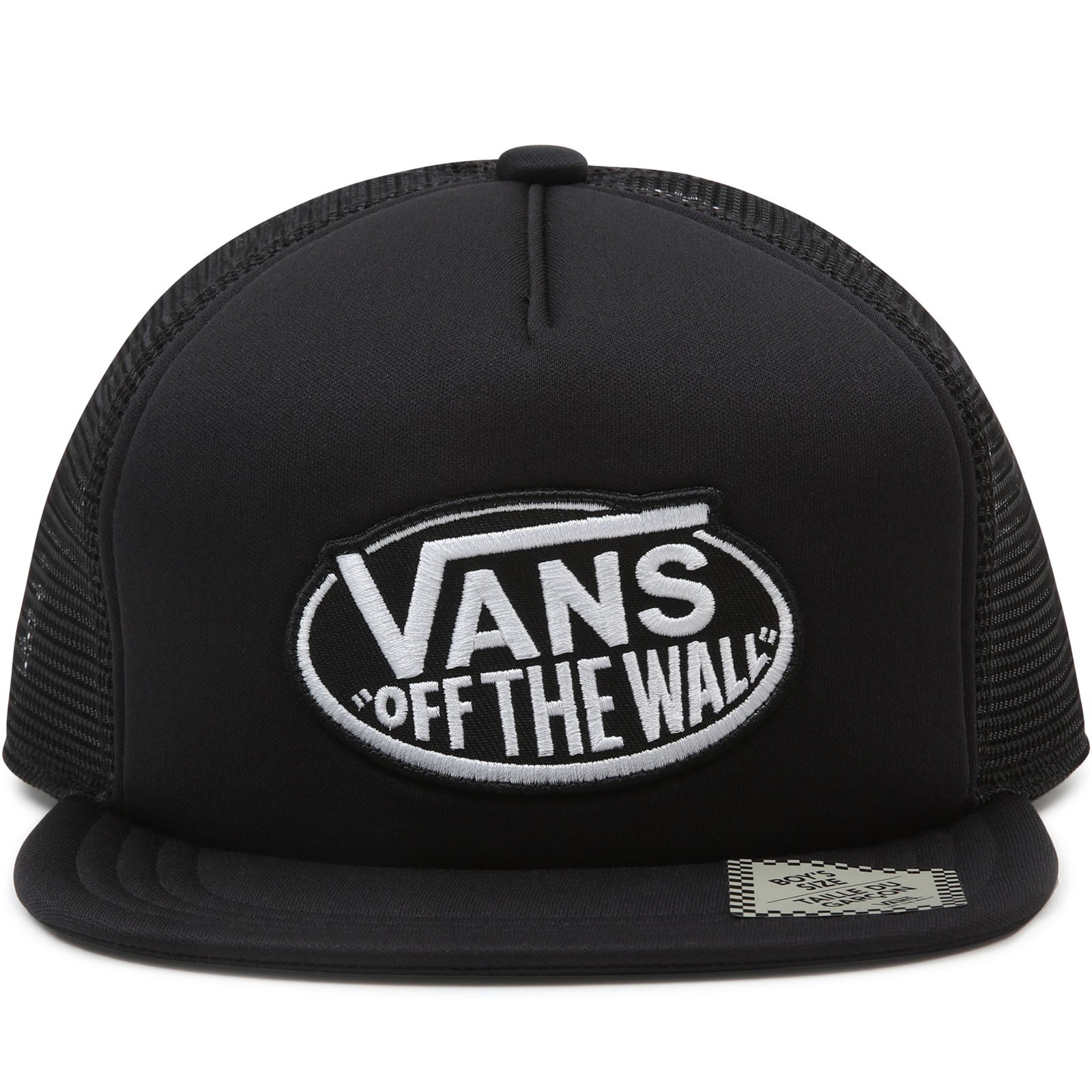 Vans Kids Classic Off The Wall Snapback Trucker Cap Black