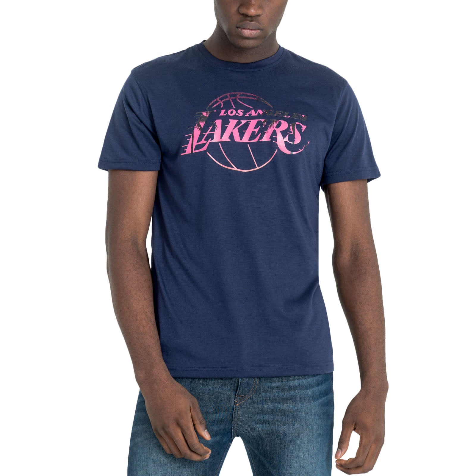Los Angeles Lakers New Era Summer City Infill T-Shirt