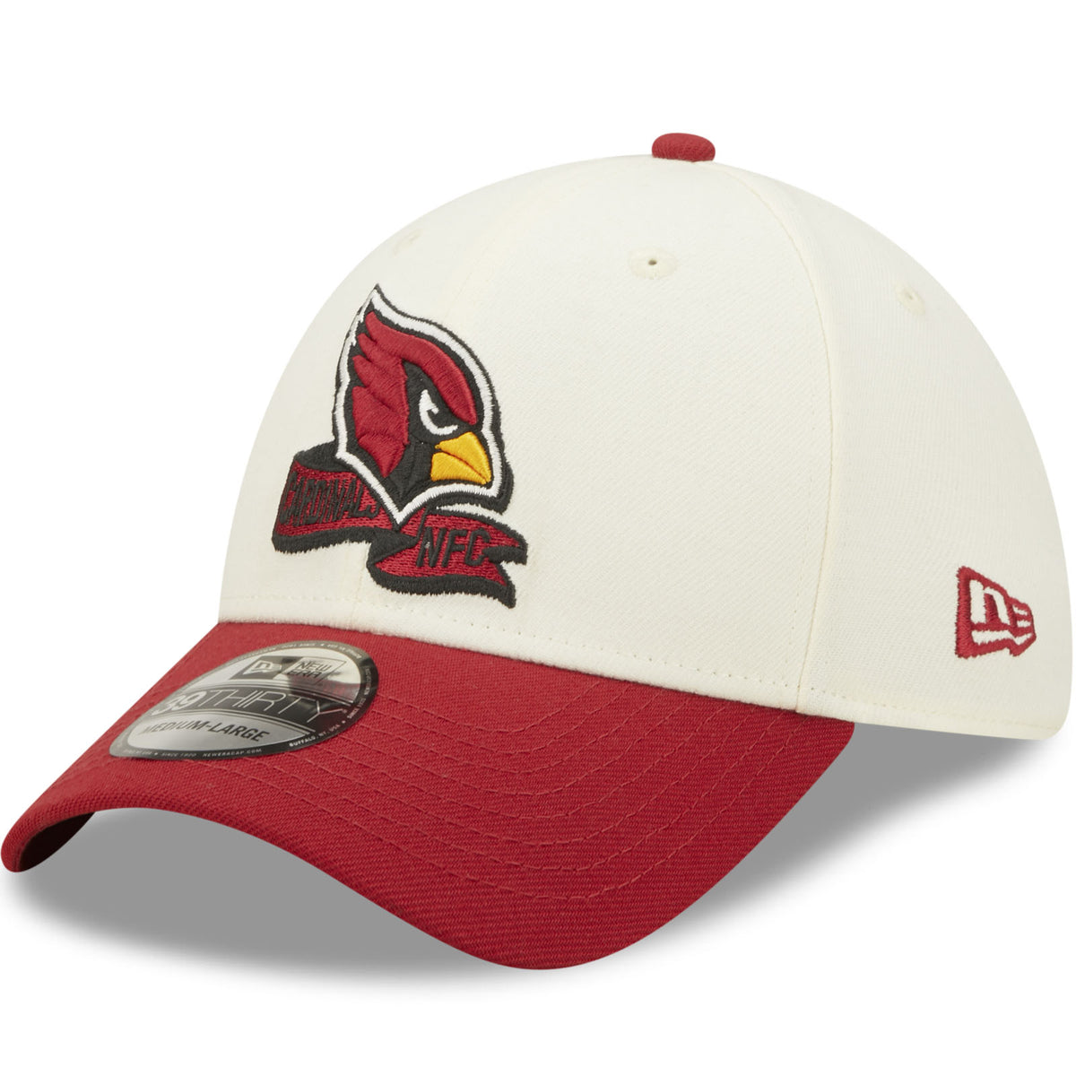 New Era Arizona Cardinals NFL 39THIRTY Sideline 2022 Baseball Cap - Wh ...