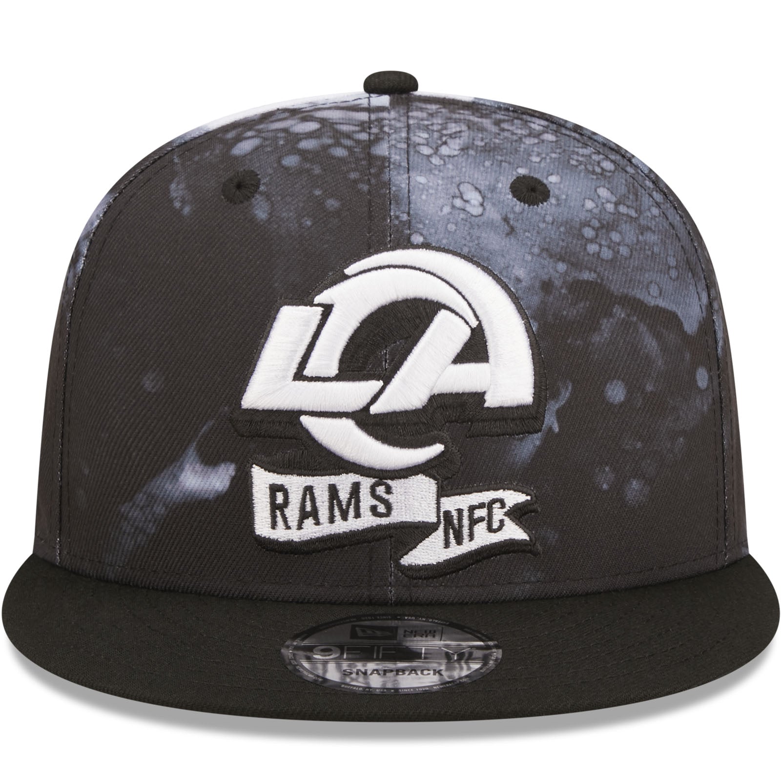 New Era Los Angeles Rams Ink NFL Sideline 2022 9Fifty Snapback Hat