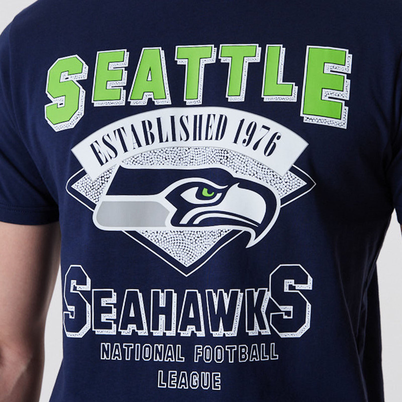 New Era NFL Seattle Seahawks Team Wordmark T-Shirt - NFL from USA