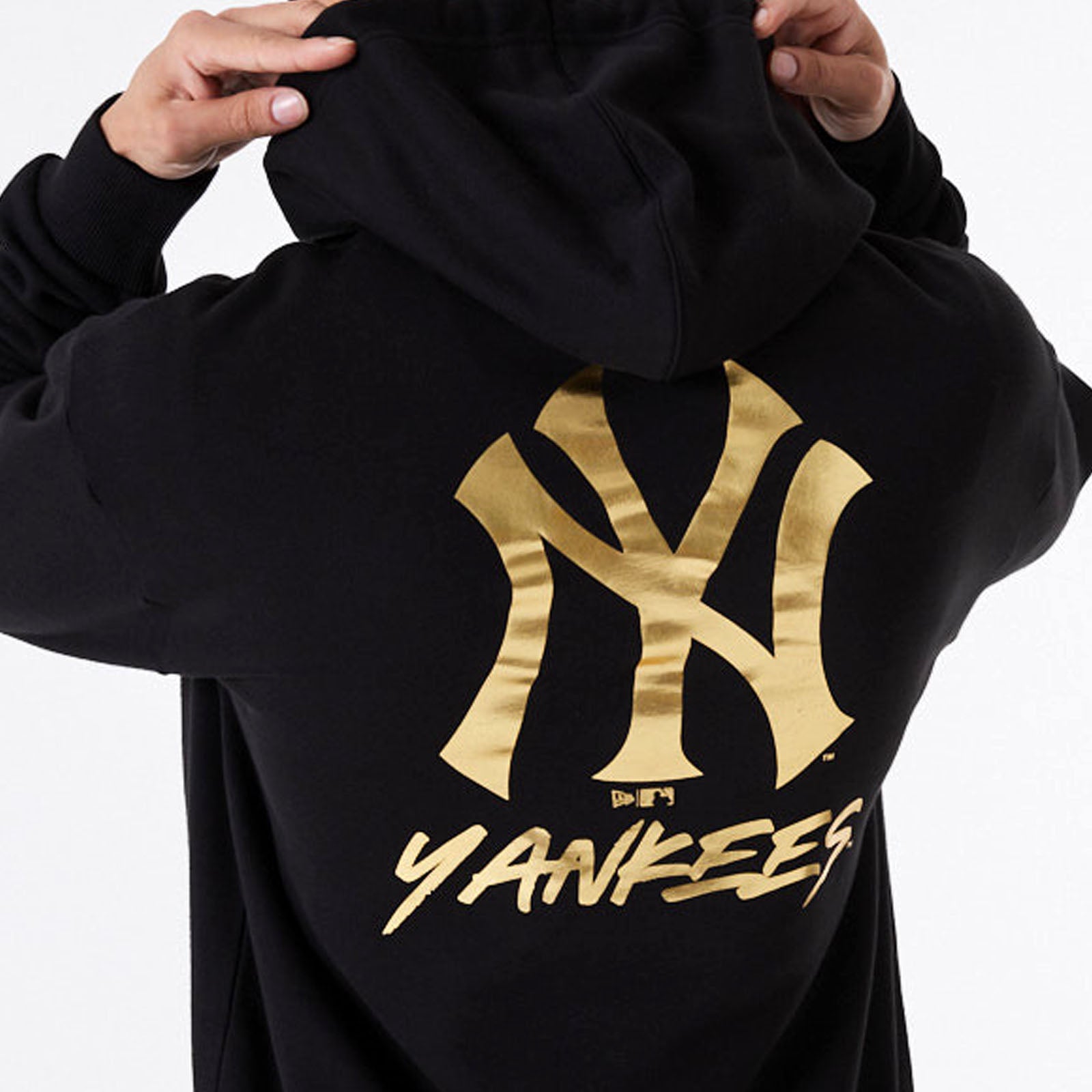 New era MLB New York Yankees Team Logo Hoodie Black