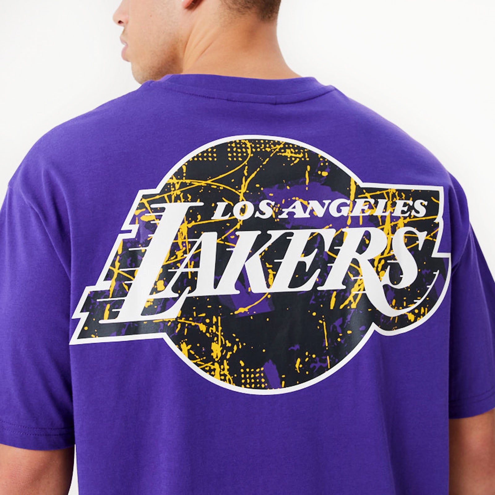 New era Team Logo Los Angeles Lakers Short Sleeve T-Shirt