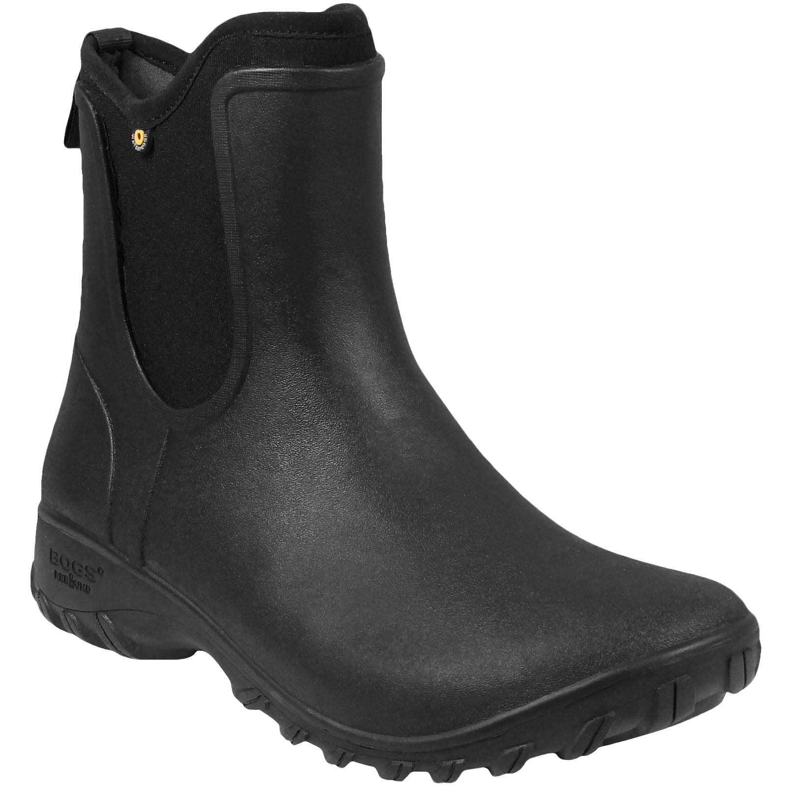 BOGS Womens Sauvie Slip On Waterproof Wellington Boots Black Avenue 85