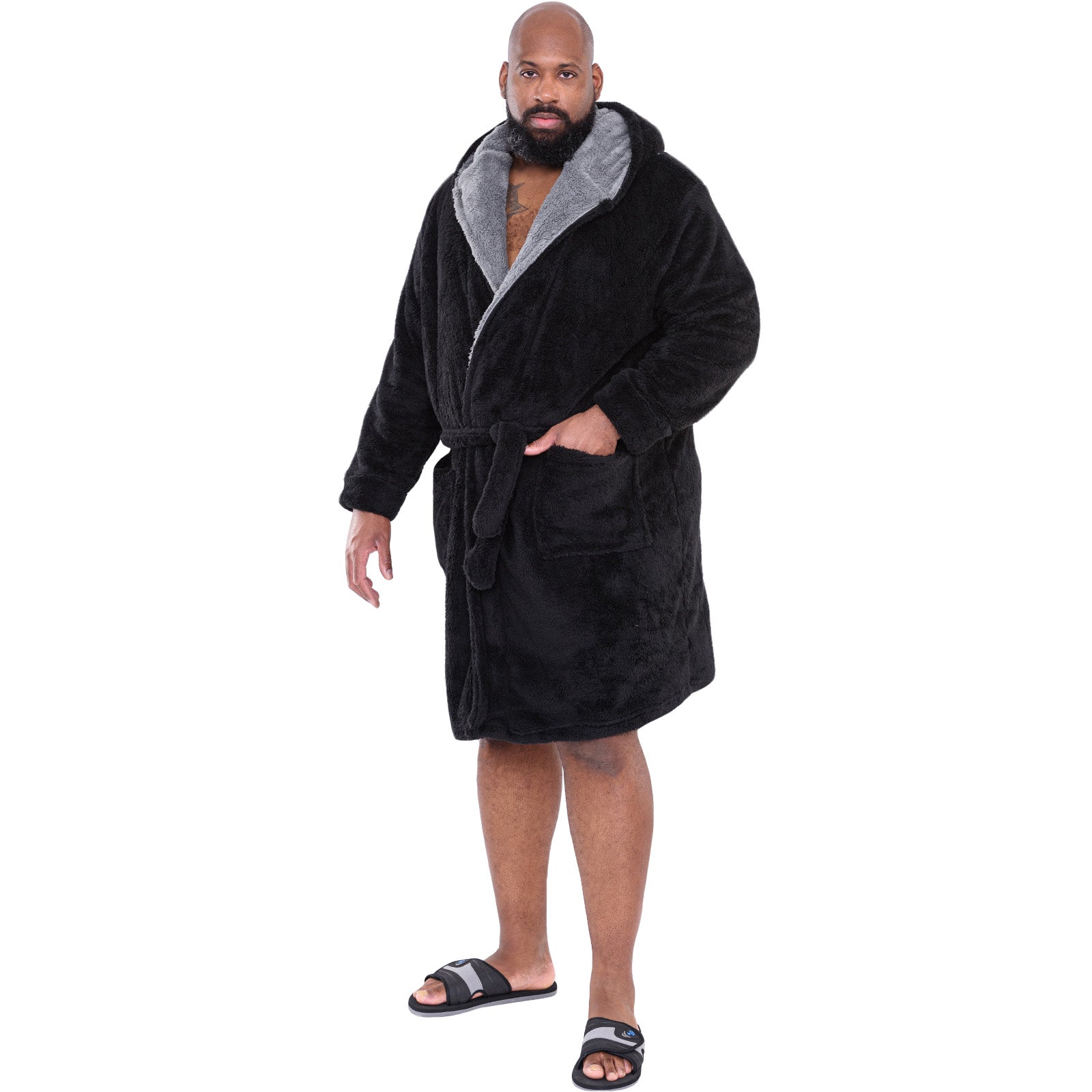 Mans Dressing Gown Winter Fleece | Bata Hombre Invierno Casa Batas - Men  Plus Size - Aliexpress