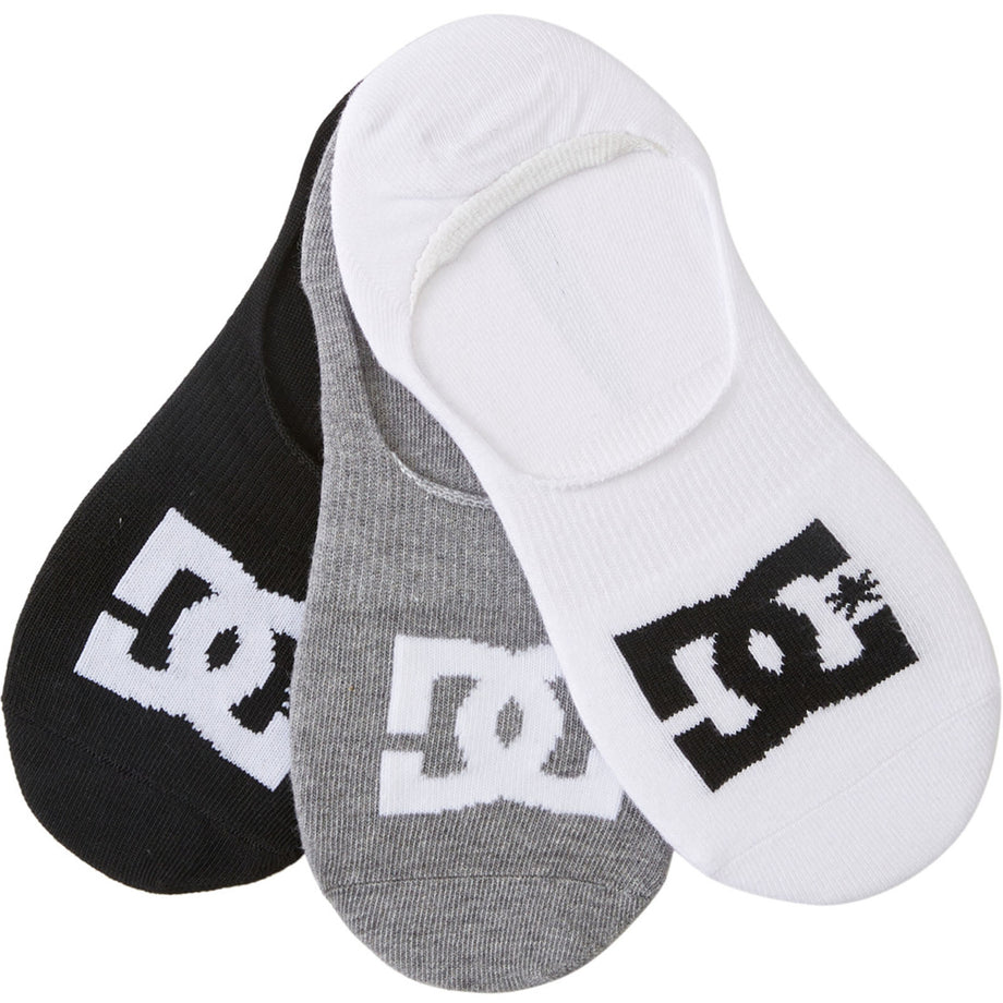 DC Shoes Star Liner Mens 3 Pack Ankle Socks Multi Avenue 85