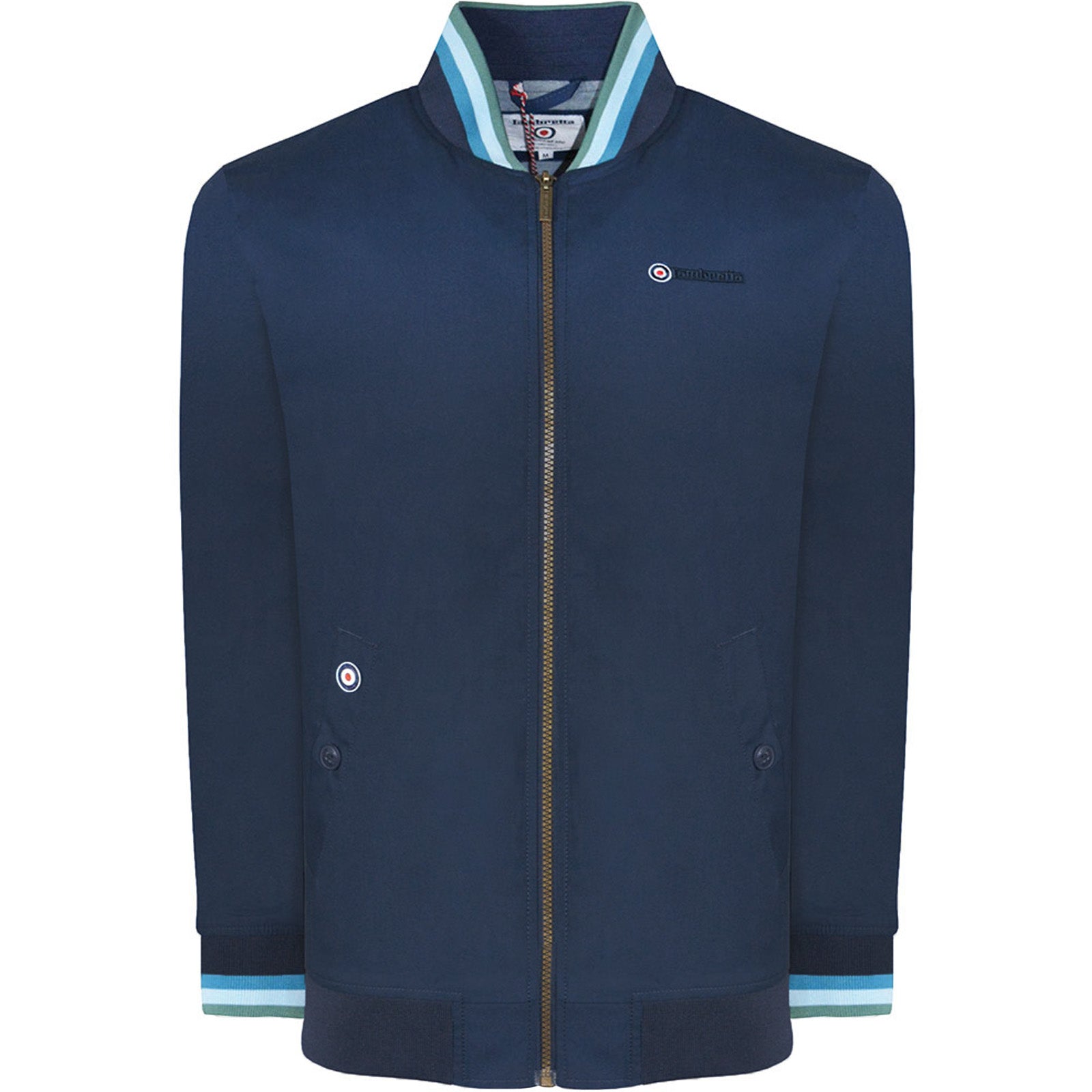 Lambretta Mens Triple Tipped Monkey Bomber Jacket - Blue – Avenue 85