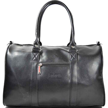 Black Leather Duffle Bag Mens