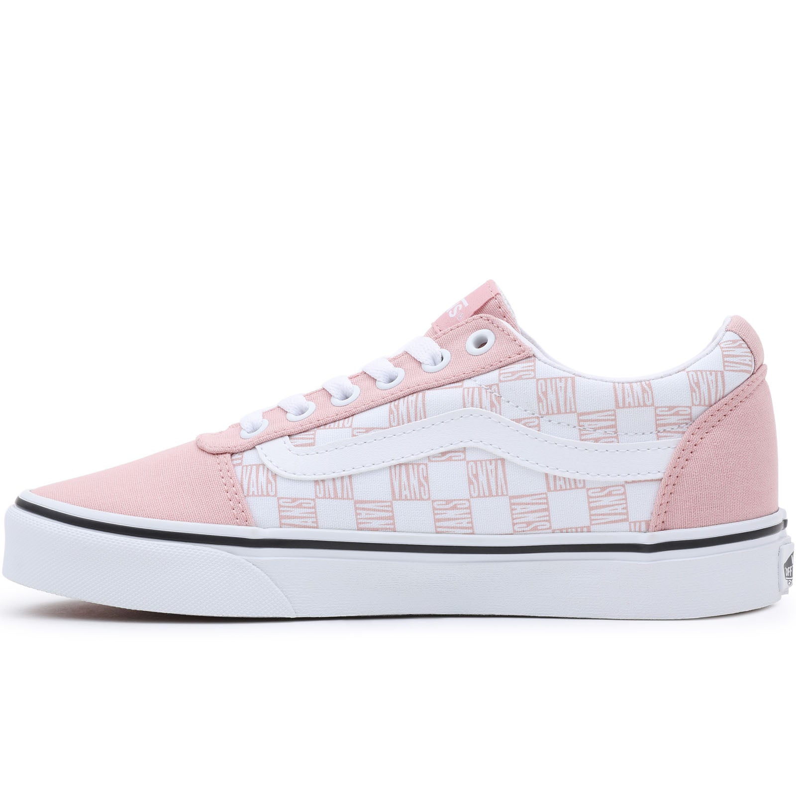 White low top vans clearance womens