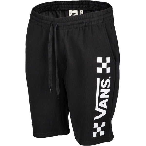 Vans Mens Drop V Checked Sweat Shorts Black Avenue 85